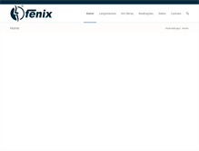 Tablet Screenshot of fenixconstrutora.com.br